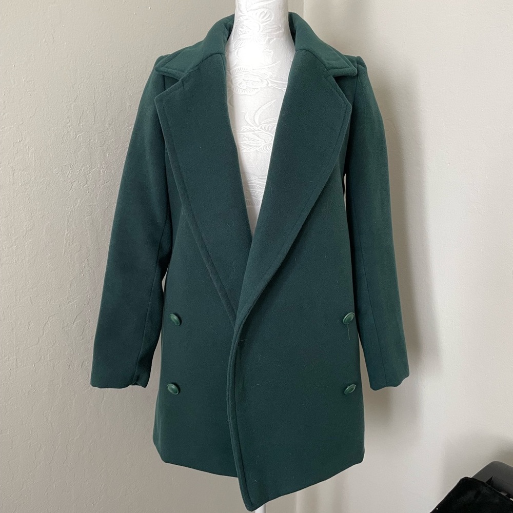 Zara Green Pea Coat